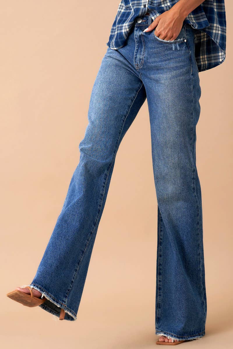 High Rise Relaxed Boot Cut Denim