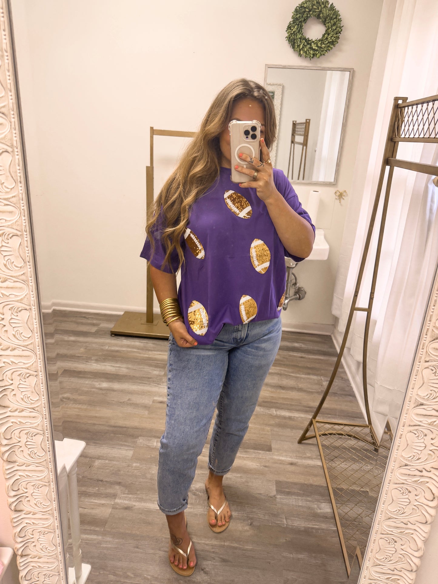 Game Day Sequins Tee