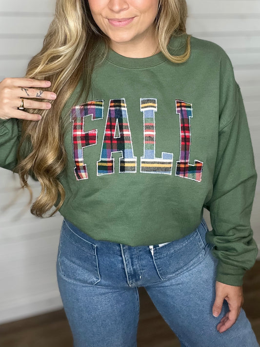 Fall Tartan Plaid Sweatshirt