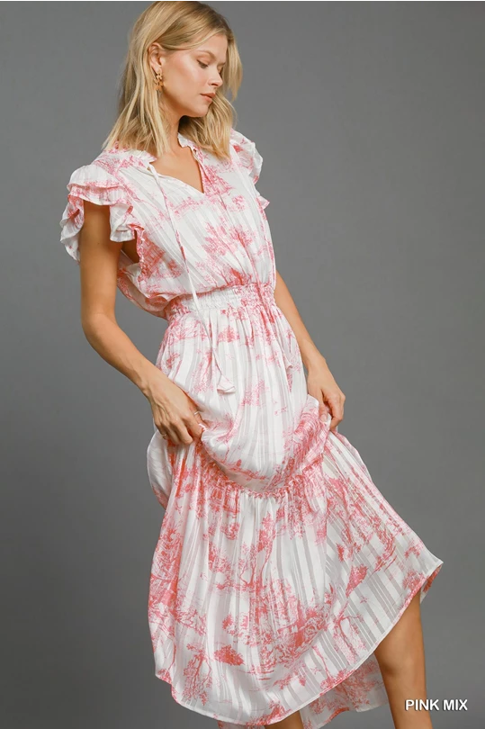 Marcy Jane Short Sleeve Maxi Dress