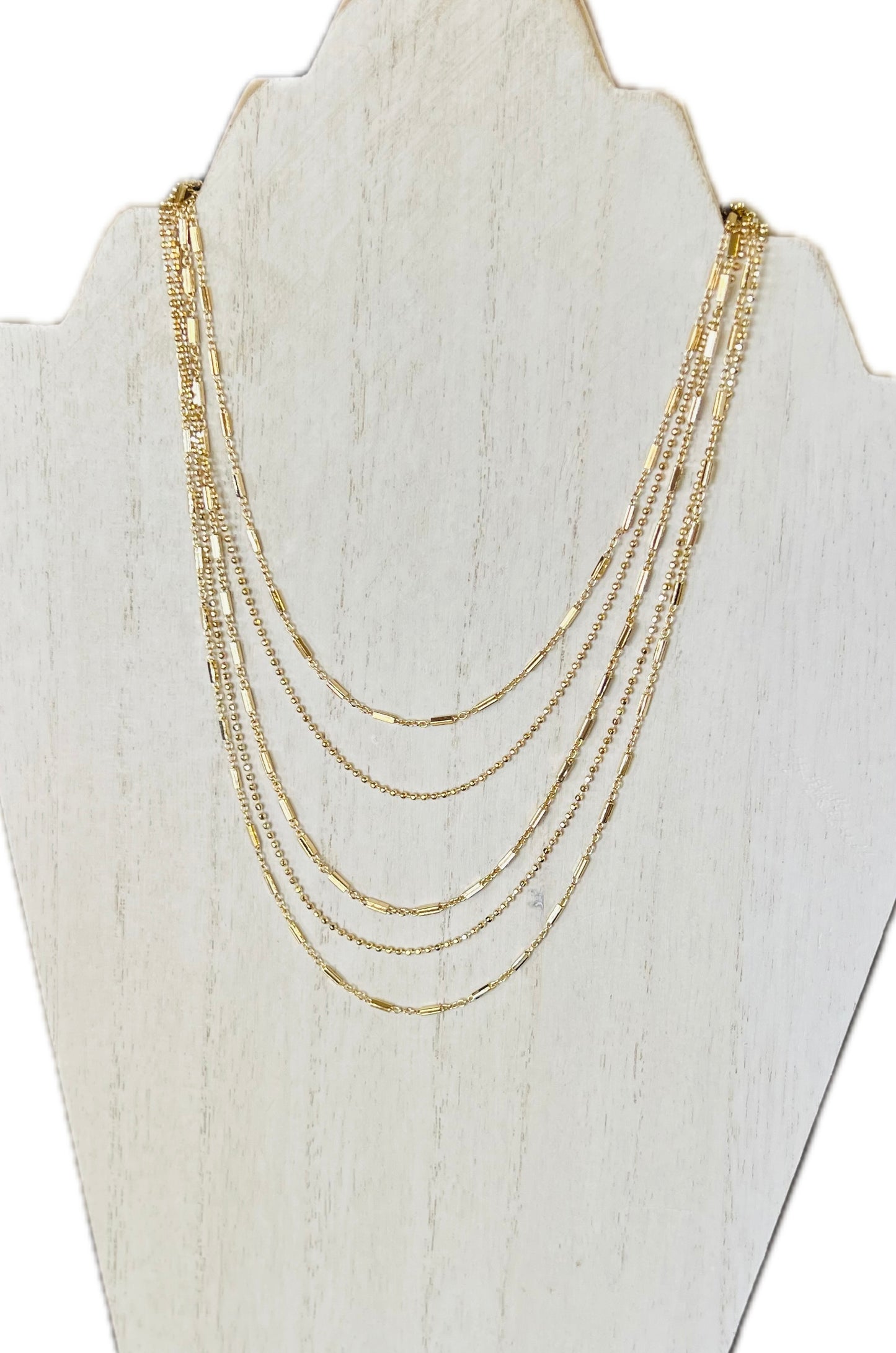 Layered Gold Neckace