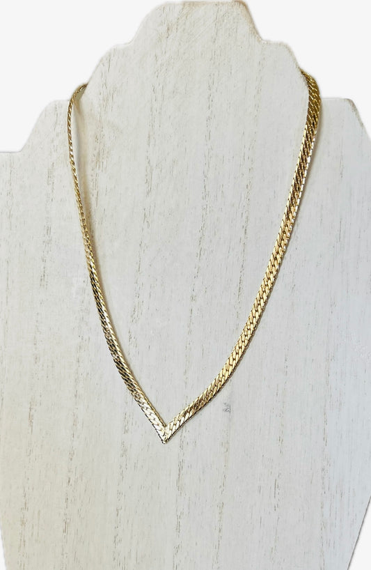 Edge Gold Necklace