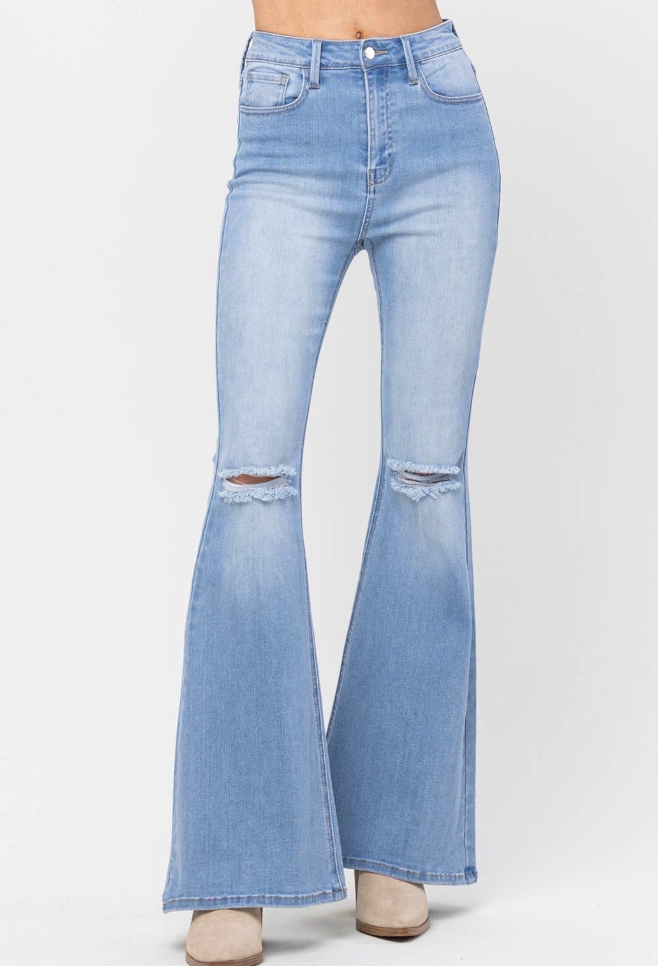 High Rise Super Flare Jeans